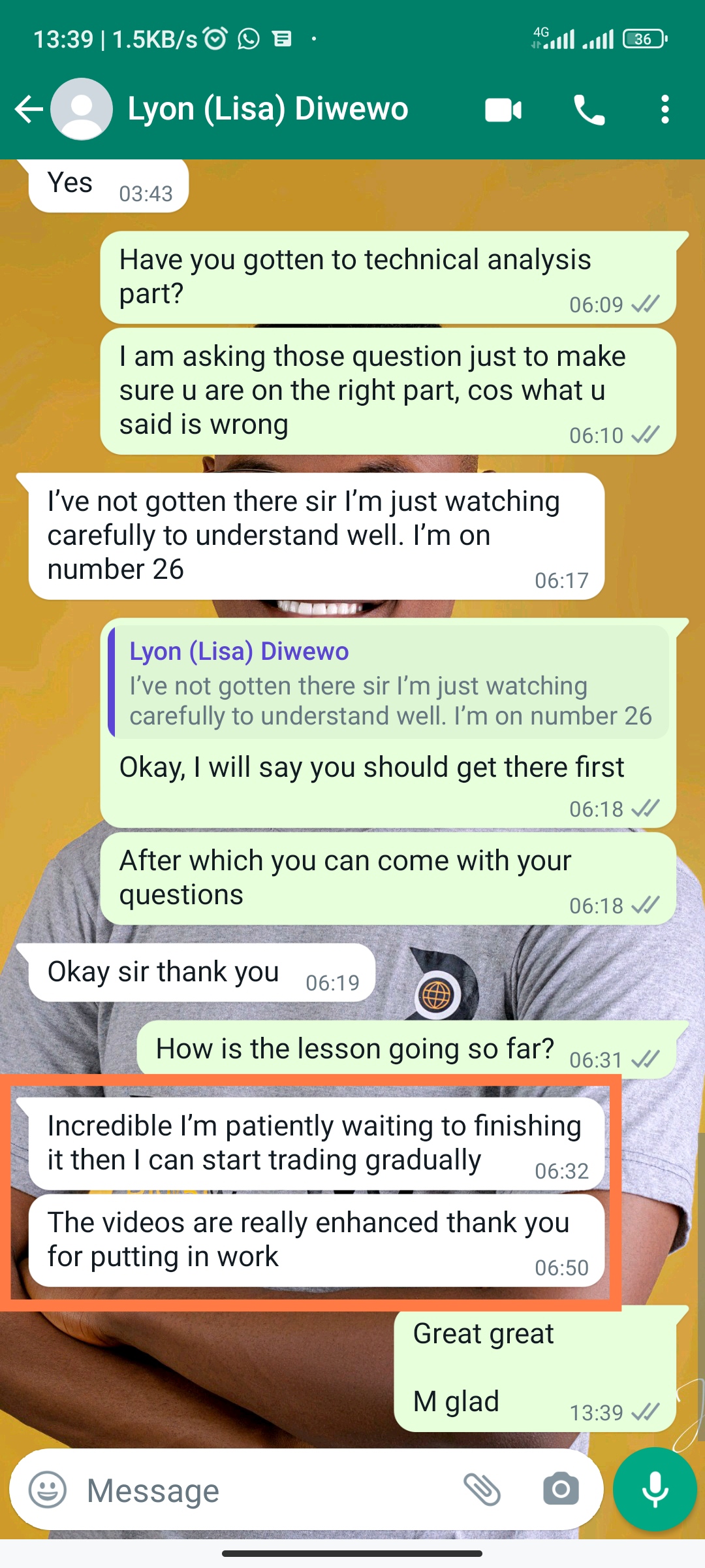 Student testimonial 3