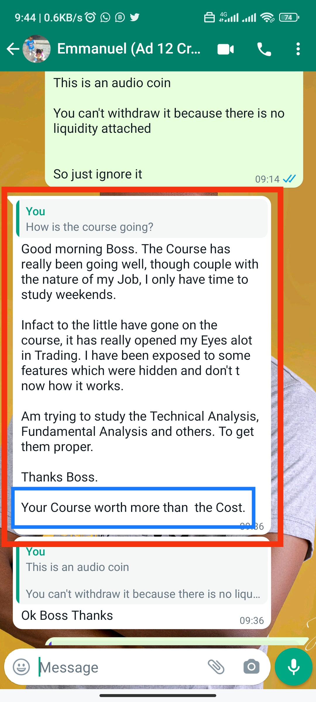 Student testimonial 5